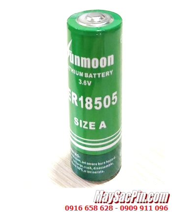 Sunmoon ER18505; Pin nuôi nguồn PLC Sunmoon ER18505 lithium 3.6v 4000mAh chính hãng 